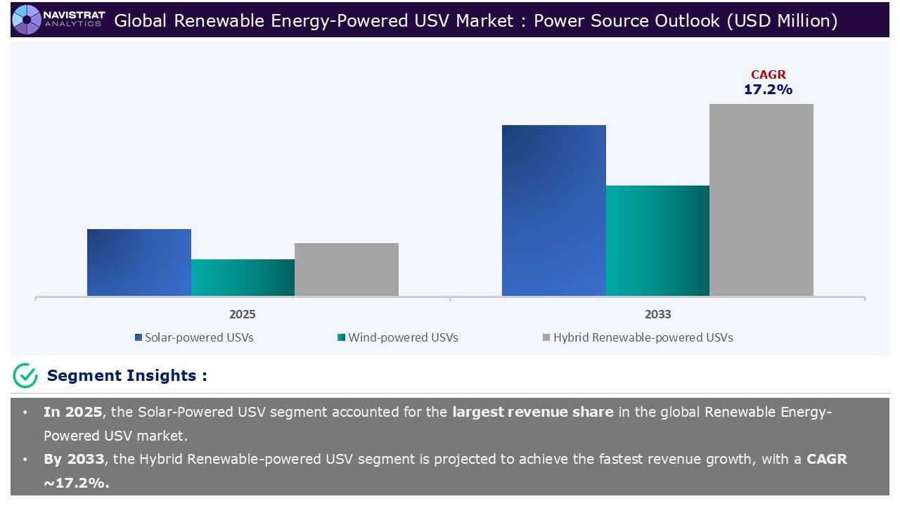 Renewable Energy-powered USVs Market - Segment